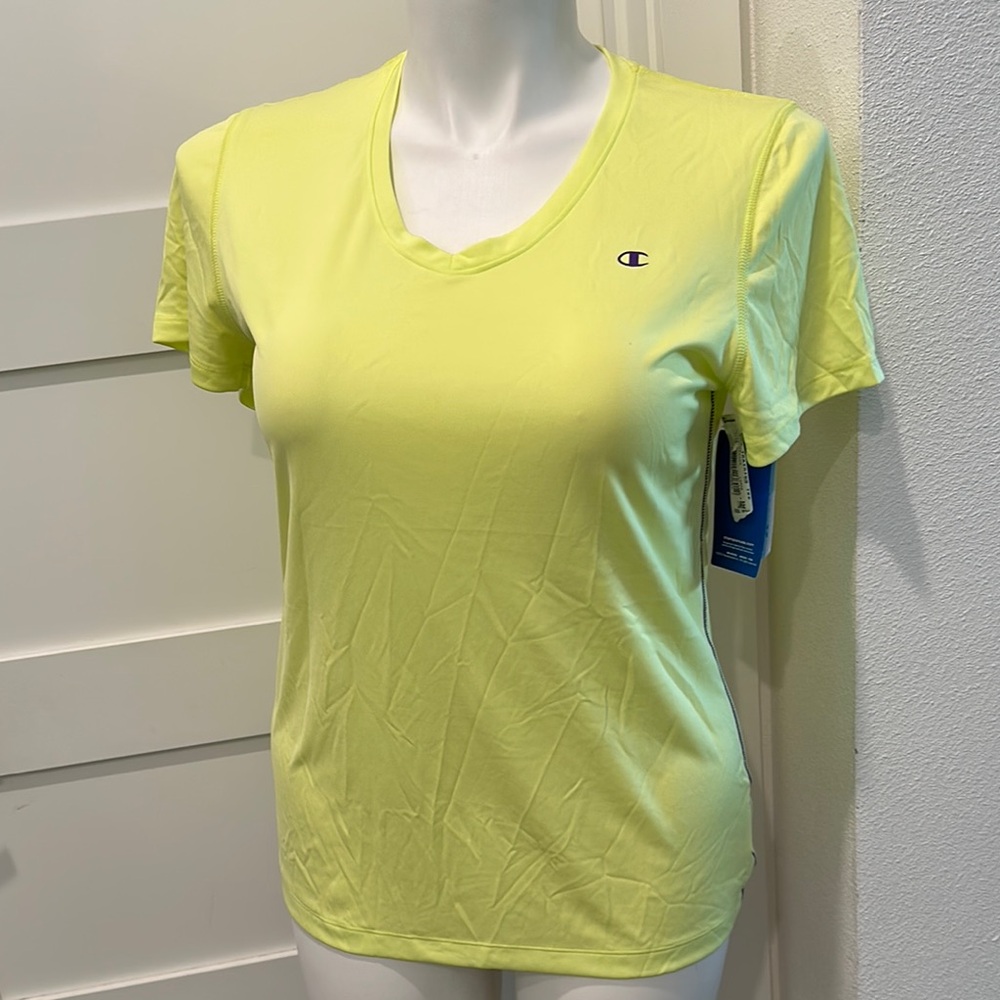 Champion Vapor Sunny Lime Short Sleeve V-Neck Tee